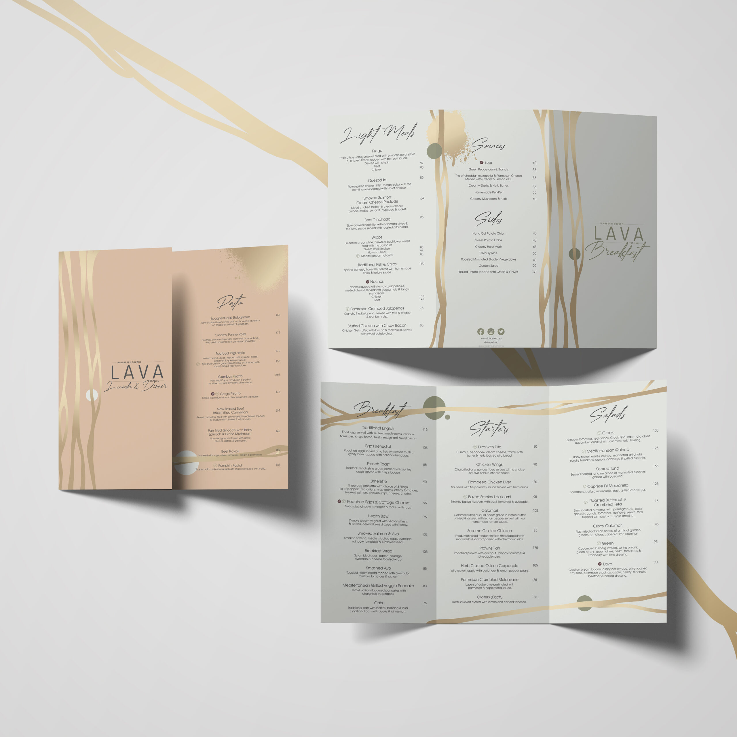 lava menu